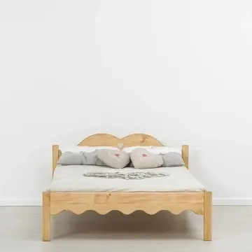 Pat Rustic Lemn Masiv Rustika Pino, 90 cm, 140 cm, 160 cm sau 180 x 200 cm - Img 4