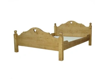 Set dormitor Rustika 3 piese mobilier lemn masiv - Img 3
