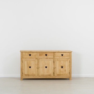 Bufet Lemn Masiv Rustic Ana 3 usi si 3 sertare, 159 x 42 x 89 cm - Img 3