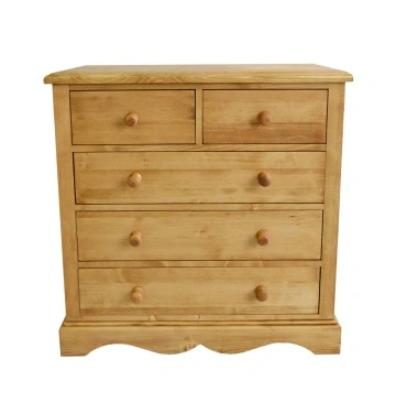 Comoda Casa Maria cu 5 sertare, Lemn Masiv, 92 x 47 x 90 cm - Img 2