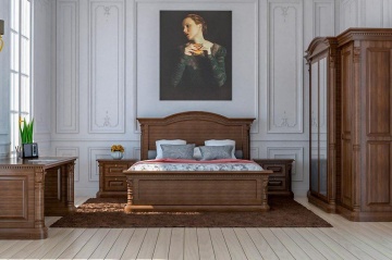 Comoda TV Cristina, 2 usi si 1 sertar, lemn masiv, 180 x 50 x 70 cm - Img 3