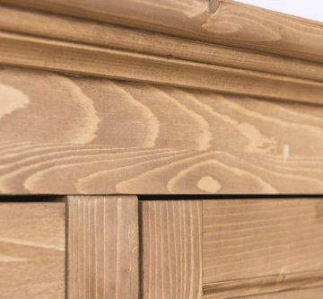 Dulap cu 1 usa si 6 sertare lemn masiv, 100 x 49 x 160 cm - Img 3