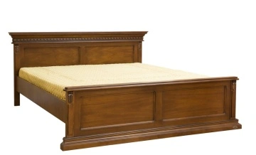 Pat dormitor Donatello Classic Stil, finisaj furnir nuc, 160 x 200 cm