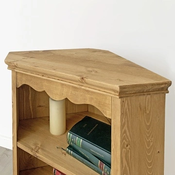 Comoda Lemn Masiv Rustica de Colt Rustika, 67 x 39 x 90 cm - Img 2