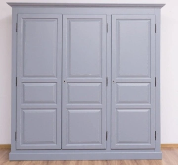 Dulap demontabil cu 3 usi, lemn masiv, 212 x 67 x 210 cm