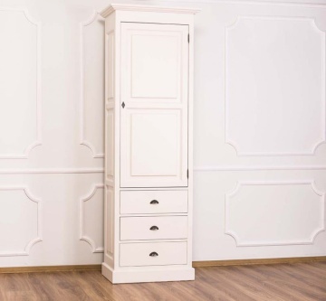 Dulap lemn masiv cu 1 usa si 3 sertare, 75 x 40 x 220 cm - Img 3