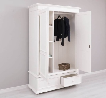 Dulap Lemn Masiv cu 2 usi si 2 sertare My Julietta, 128 x 62 x 206 cm - Img 3