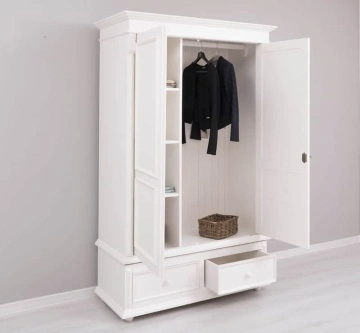 Dulap Lemn Masiv cu 2 usi si 2 sertare My Julietta, 128 x 62 x 206 cm - Img 3