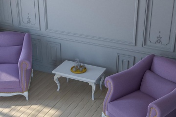 Masuta de cafea Lafaette dormitor Andra, lemn masiv, 120 x 60 x 55 cm - Img 2