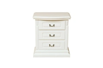 Set mobila dormitor Donatello Classic Stil, 4 piese, finisaj vopsit alb - Img 3