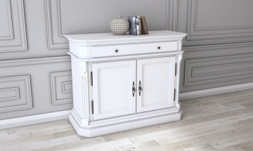 Bufet cu 2 usi dormitor Siena, lemn masiv, 214 x 55 x 112 cm - Img 2