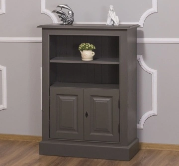 Comoda Cleo lemn masiv, 2 usi si 1 polita, 76 x 35 x 102 cm - Img 2