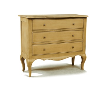 Comoda dormitor Celine cu 3 sertare lemn masiv, 110 x 48 x 96 cm - Img 1