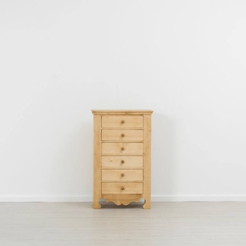 Comoda dormitor Rustika lemn masiv cu 6 sertare, 72 x 45 x 115 cm - Img 4