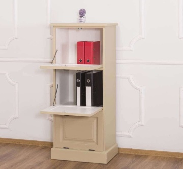 Comoda lemn masiv, 3 usi rabatabile, 55 x 40 x 126 cm - Img 2