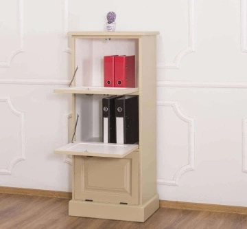 Comoda lemn masiv, 3 usi rabatabile, 55 x 40 x 126 cm - Img 2