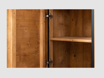 Comoda Mexicana lemn masiv, 3 usi si 3 sertare, 142 x 45 x 85 cm - Img 3