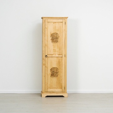 Dulap dormitor Rustic Alpin lemn masiv, 1 usa, 65 x 46 x 200 cm - Img 2