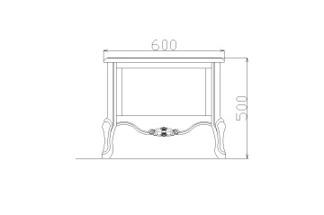 Masuta de cafea Lafaette dormitor Andra, lemn masiv, 120 x 60 x 55 cm - Img 3