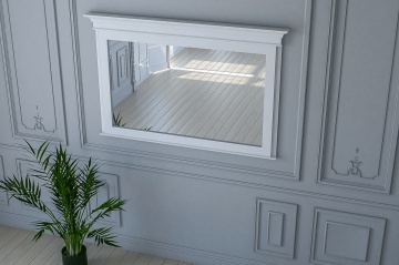 Oglinda mare dormitor Andra, lemn masiv, 180 x 10 x 80 cm - Img 3