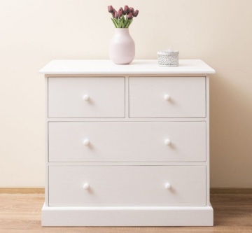 Comoda dormitor lemn masiv My Julietta, 4 sertare, 100 x 50 x 90 cm - Img 2