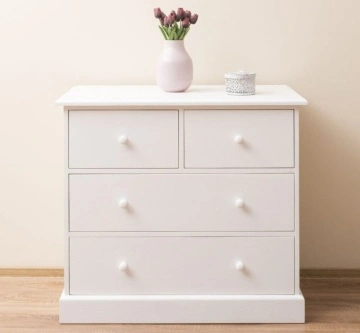 Comoda dormitor lemn masiv My Julietta, 4 sertare, 100 x 50 x 90 cm - Img 2