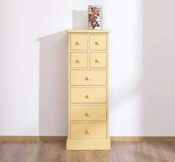 Comoda ingusta cu 8 sertare, lemn masiv, 46 x 36 x 122 cm - Img 5