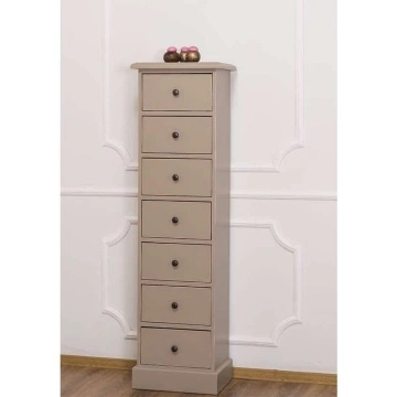 Comoda Turn cu 7 sertare, lemn masiv, 43 x 33 x 150 cm - Img 2
