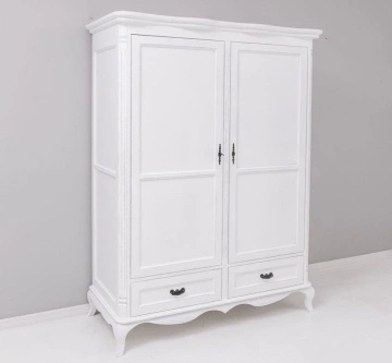 Dulap Julietta Classy lemn masiv, 2 usi si 2 sertare, 140 x 70 x 190 cm - Img 3
