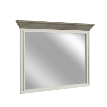 Oglinda dormitor Mont Blanc lemn masiv, 108 x 70 x 80 cm - Img 1