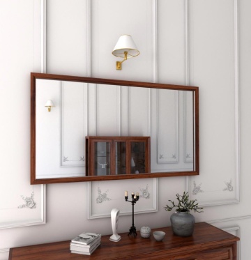 Oglinda Milano Lemn Masiv furniruit, 180 x 90 cm - Img 2
