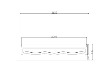 Pat dormitor Andra Lemn Masiv, 100 cm, 120 cm, 140 cm, 160 cm sau 180 x 200 cm - Img 6