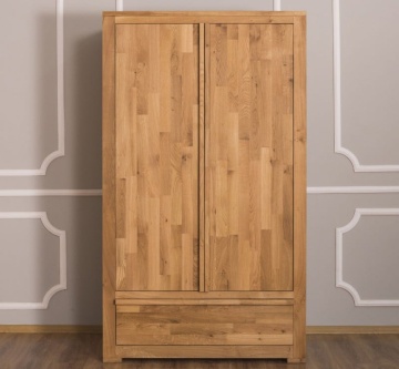 Set mobila dormitor Stejar Masiv Wild Country, 3 piese mobilier - Img 3