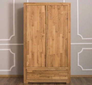 Set mobila dormitor Stejar Masiv Wild Country, 3 piese mobilier - Img 3