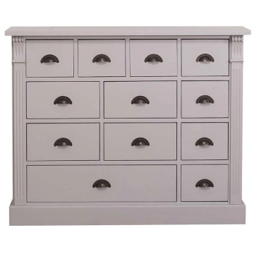 Comoda Cavaler lemn masiv cu 12 sertare, 120 x 36 x 97 cm - Img 2