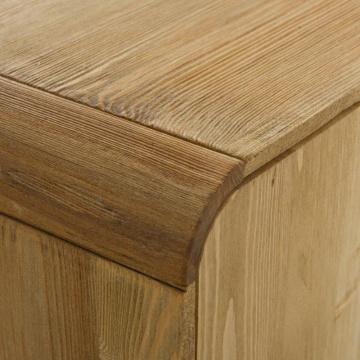 Comoda cu 1 usa 1 sertar Sahara, Lemn masiv periat, 50 x 45 x 85 cm - Img 4