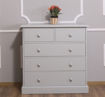 Comoda dormitor lemn masiv My Julietta, 5 sertare, 100 x 50 x 100 cm - Img 1