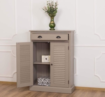 Comoda Mediterana lemn masiv, 2 usi si 1 sertar, 85 x 37 x 120 cm - Img 2