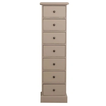 Comoda Turn cu 7 sertare, lemn masiv, 43 x 33 x 150 cm - Img 3