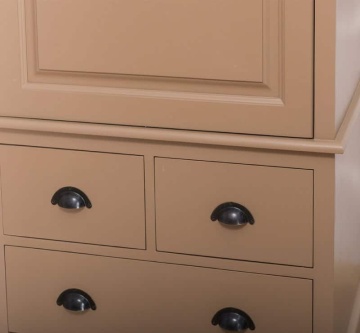 Dulap cu 1 usa si 3 sertare lemn masiv, 85 x 59 x 197 cm - Img 3