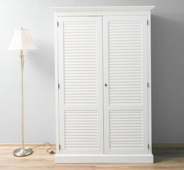 Dulap cu 2 usi lemn masiv Mediterana, 134 x 59 x 200 cm
