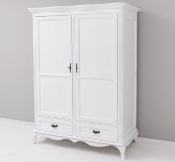 Dulap Julietta Classy lemn masiv, 2 usi si 2 sertare, 140 x 70 x 190 cm - Img 4