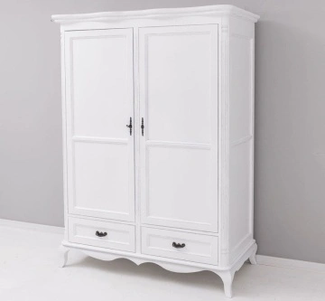 Dulap Julietta Classy lemn masiv, 2 usi si 2 sertare, 140 x 70 x 190 cm - Img 4