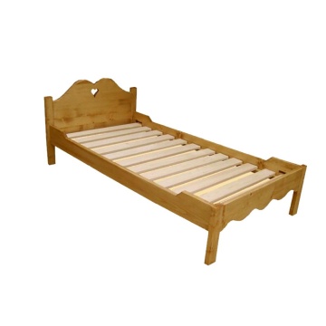 Pat Rustic Lemn Masiv Rustika Pino, 90 cm, 140 cm, 160 cm sau 180 x 200 cm - Img 3