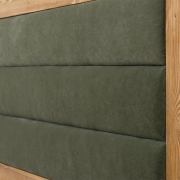 Set mobila dormitor lemn masiv periat Colibri, pat 140 x 200 cm si 2 noptiere - Img 3
