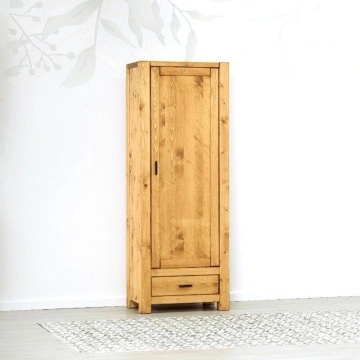 Dulap 1 usa si 1 sertar Lemn Masiv Dormitor Ecuador, 72 x 45 x 195 cm - Img 2