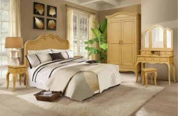 Dulap dormitor Celine cu 2 usi lemn masiv, 118 x 60 x 205 cm - Img 2