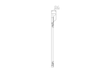 Oglinda mare dormitor Royal, lemn masiv, 186 x H 100 cm - Img 3