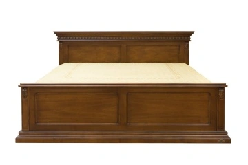 Pat dormitor Donatello Classic Stil, finisaj furnir nuc, 180 x 200 cm - Img 5