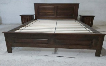 Pat dormitor Nocce Lemn Masiv de Tei, 90 cm, 140 cm, 160 cm sau 180 x 200 cm - Img 6